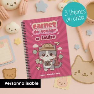 Carnet de voyage Kawaii pour jeune ado