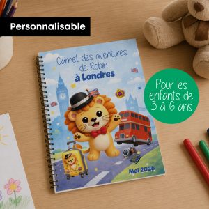Carnet de voyage enfant – Londres (Maternelle) – Personnalisable